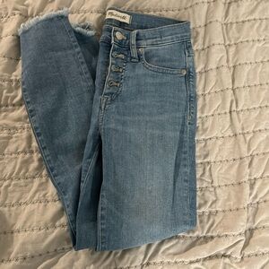Madewell High Rise Skinny Jean - light wash